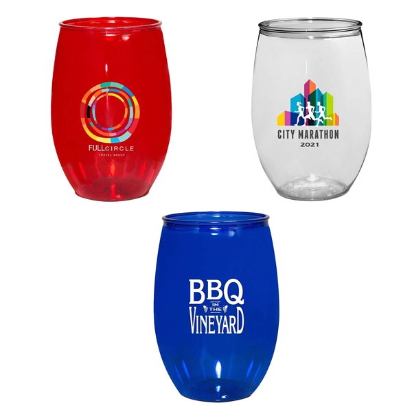 16 oz. stemless wine glass made of PET plastic.... from ASI 63549 Jornik Manufacturing Corp / Jornik