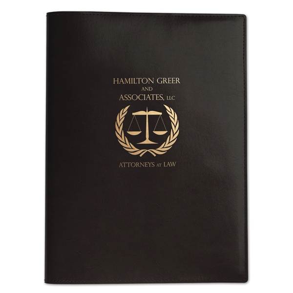 7" x 10" Leather wraparound cover, foil imprint, and a refillable... from ASI 91340 Journalbooks/Timeplanner Calendars