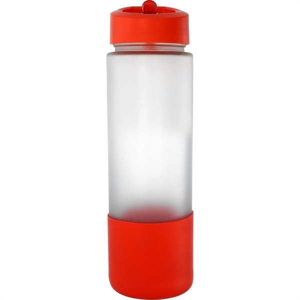 Pop Up 22 oz. Frosted Glass Grip Bottle... from ASI 30208 A P Specialties / AP Specialties