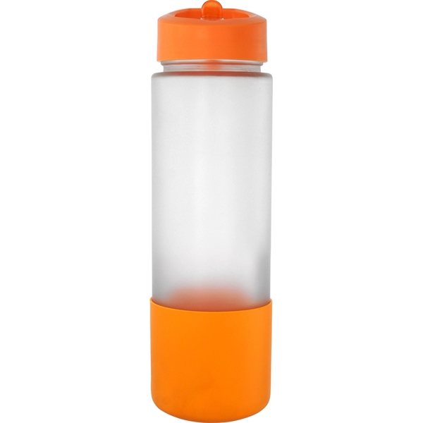 Pop Up 22 oz. Frosted Glass Grip Bottle... from ASI 30208 A P Specialties / AP Specialties
