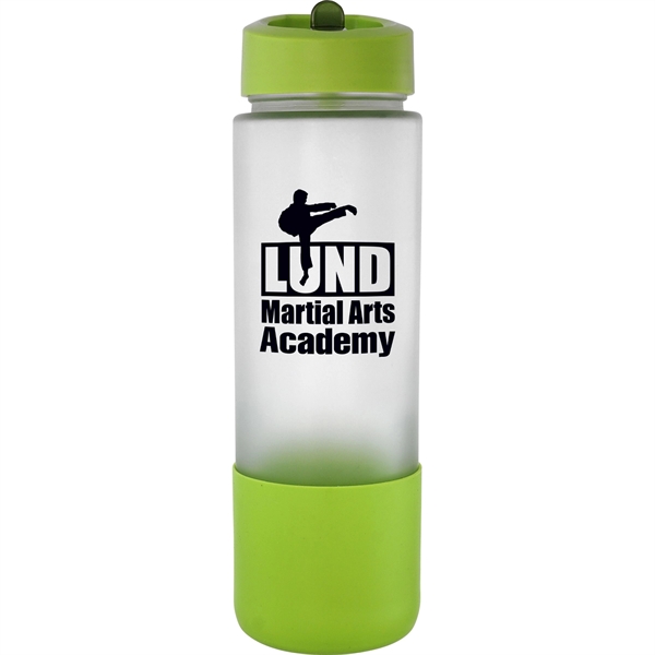 Pop Up 22 oz. Frosted Glass Grip Bottle... from ASI 30208 A P Specialties / AP Specialties
