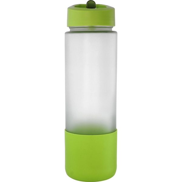 Pop Up 22 oz. Frosted Glass Grip Bottle... from ASI 30208 A P Specialties / AP Specialties
