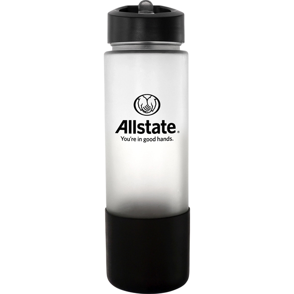 Pop Up 22 oz. Frosted Glass Grip Bottle... from ASI 30208 A P Specialties / AP Specialties