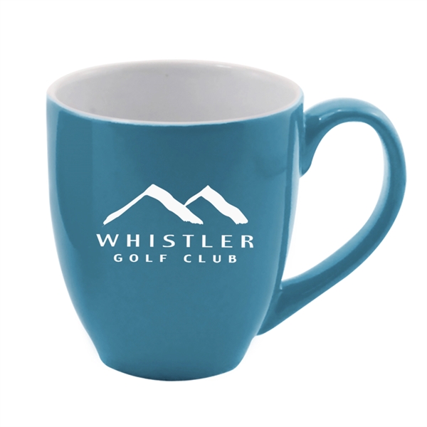 14 oz. ceramic coffee mug with white interior and colored exterior.... from ASI 44900 NC Custom (CI/Lanco) / Lanco