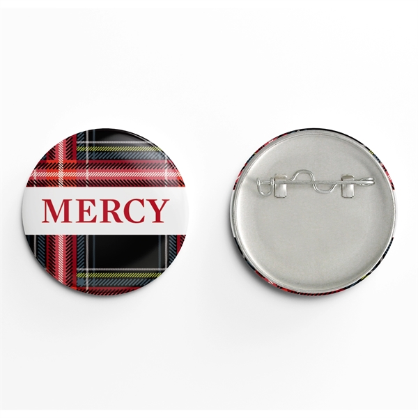 1 1/4" Full color, one piece, round button in metal construction.... from ASI 93520 Ventura Inc