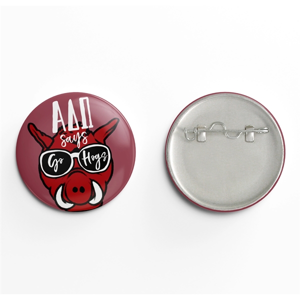 3" Full color, one piece, round button in metal construction.... from ASI 93520 Ventura Inc