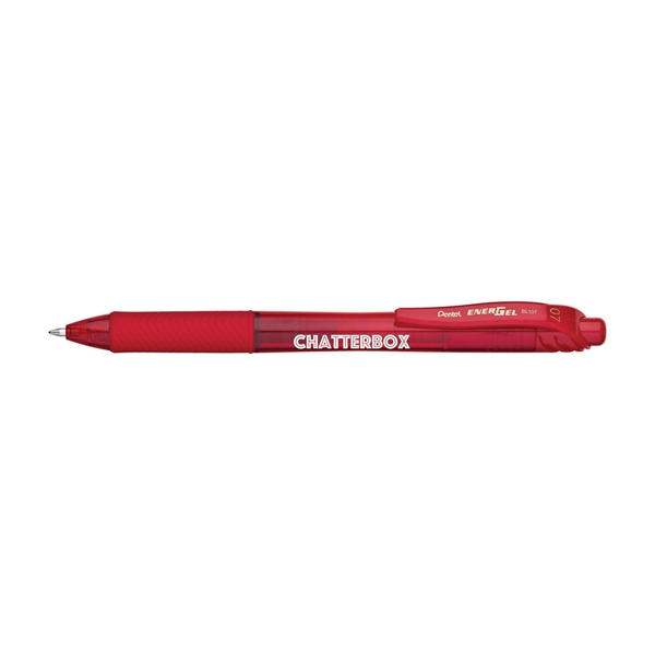 EnerGelX Retractable Liquid Gel Ink Pen w/translucent plastic barrel in 8... from ASI 77240 Pentel Of America LTD / Pentel®