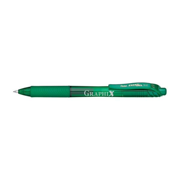EnerGelX Retractable Liquid Gel Ink Pen w/translucent plastic barrel in 8... from ASI 77240 Pentel Of America LTD / Pentel®