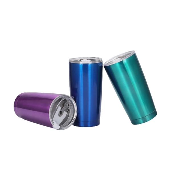 Double wall stainless steel tumbler, 20 oz. with 1 color imprint... from ASI 37218 Athena Promo (tm)