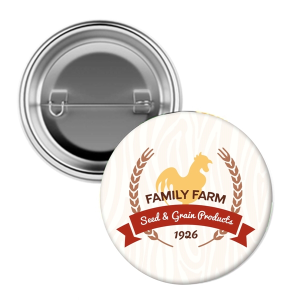 2" full-color lapel pin back button to show group affiliation or... from ASI 61125 Hit Promotional Products / Hit®