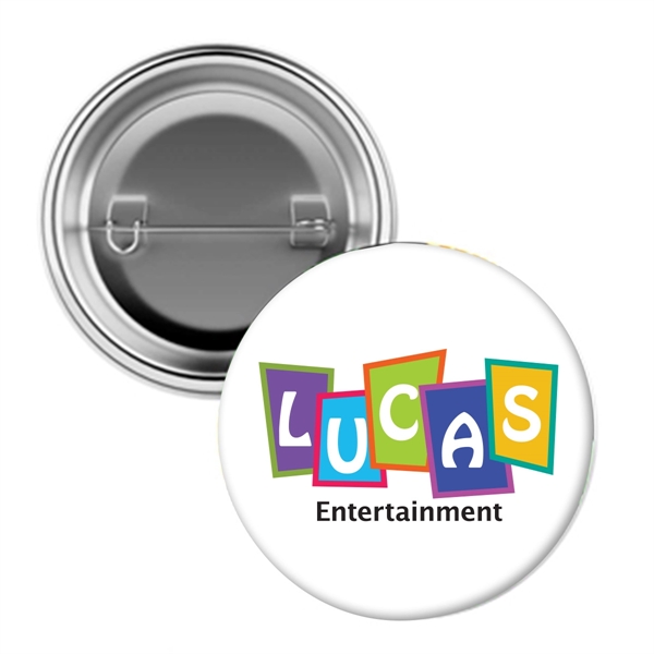3" full-color pin back button to show group affiliation or just... from ASI 61125 Hit Promotional Products / Hit®