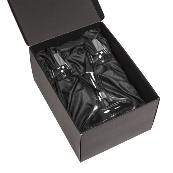 The large 50oz capacity Lead-Free Crystalline Innisfil Carafe is paired with... from ASI 84592 St Regis Group