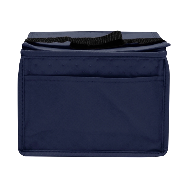 Dimpled 80GSM non-woven polypropylene cooler tote with foil lining and PE... from ASI 61125 Hit Promotional Products / Hit®