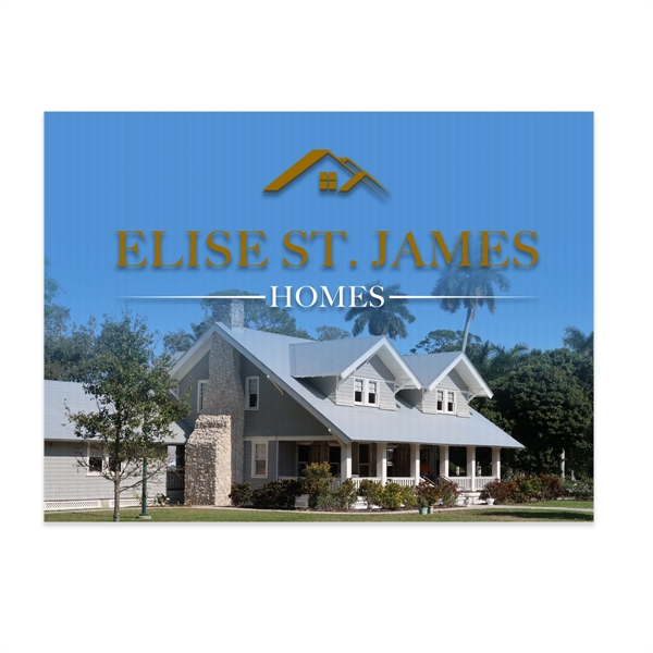 18" x 24" full color yard sign made of 4mm corrugated... from ASI 61125 Hit Promotional Products / Hit®