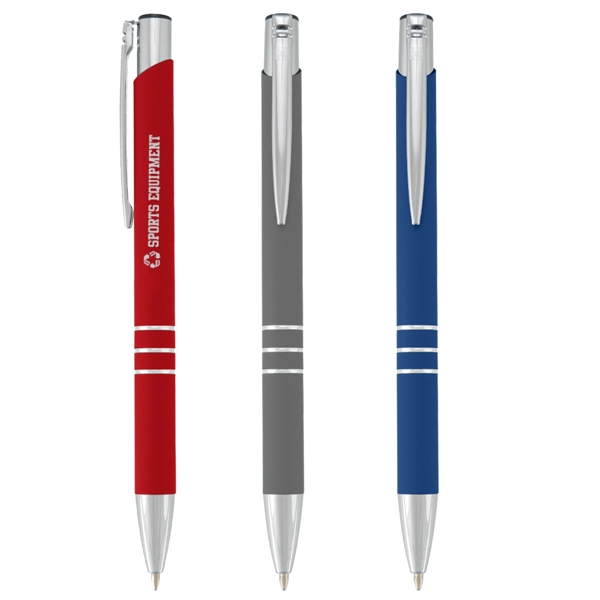 Plunger-action Softex Dash pen made of aluminum for jotting down notes.... from ASI 61125 Hit Promotional Products / Hit®
