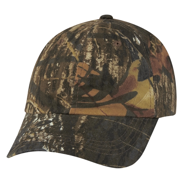 Hunter's Hideaway Camouflage Cap.  60% Cotton/40% Polyester.  6 Panel,... from ASI 61125 Hit Promotional Products / Hit®