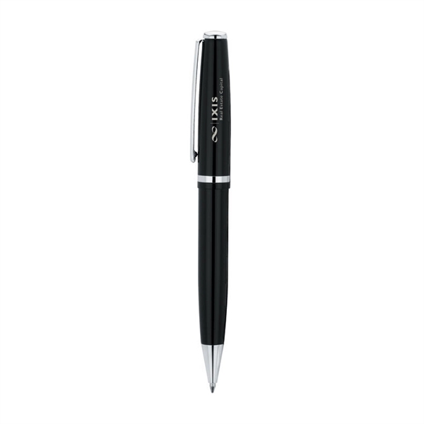 Ballpoint pen with twist action mechanism, solid brass cap and barrel... from ASI 67866 Logomark/Valumark