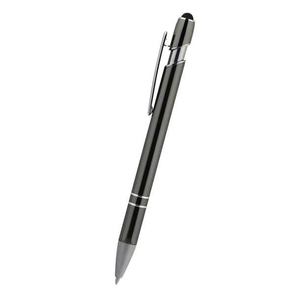 Plunger-action aluminum Piper incline stylus pen for taking notes.... from ASI 61125 Hit Promotional Products / Hit®