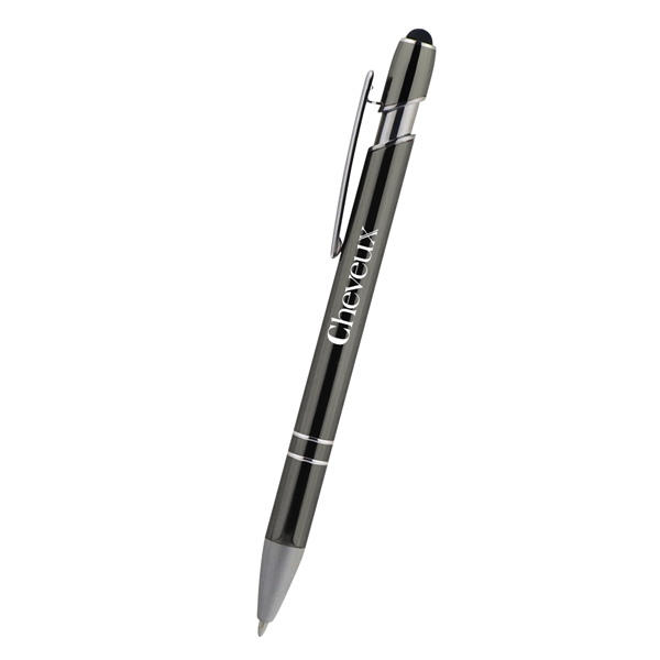 Plunger-action aluminum Piper incline stylus pen for taking notes.... from ASI 61125 Hit Promotional Products / Hit®