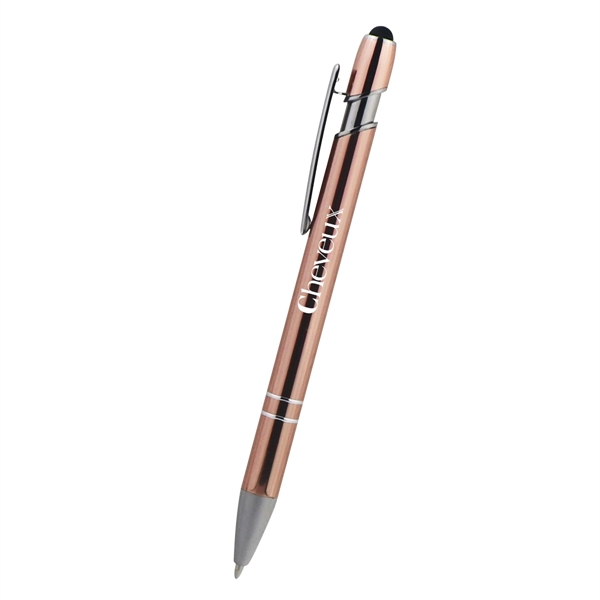 Plunger-action aluminum Piper incline stylus pen for taking notes.... from ASI 61125 Hit Promotional Products / Hit®