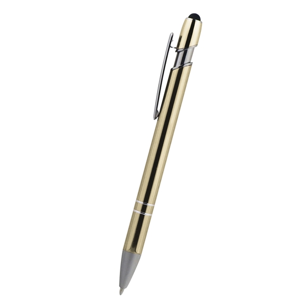 Plunger-action aluminum Piper incline stylus pen for taking notes.... from ASI 61125 Hit Promotional Products / Hit®