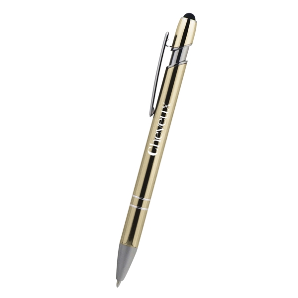 Plunger-action aluminum Piper incline stylus pen for taking notes.... from ASI 61125 Hit Promotional Products / Hit®