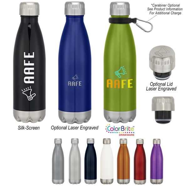 16 oz. stainless steel, vacuum sealed bottle with custom gift box.... from ASI 61125 Hit Promotional Products / Hit®