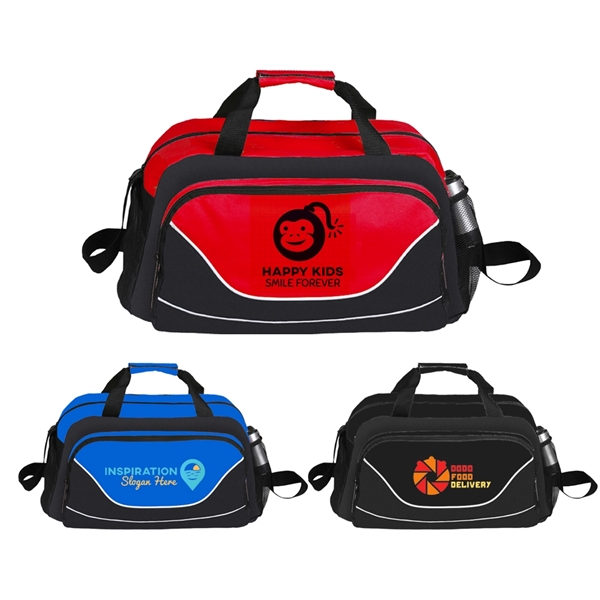 Sports Duffel Bag with Shoe Compartment... from ASI 31517 Admart Products / Admart Line