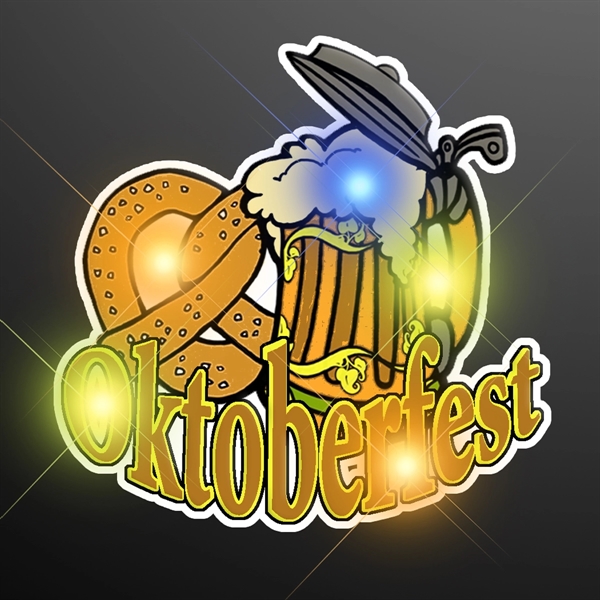 Stock Oktoberfest lights pin. Blank.... from ASI 34194 ALightPromos / Alight Promotional Products