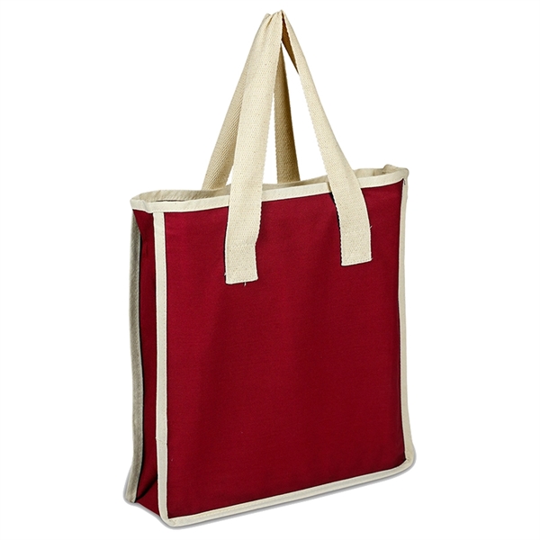 Heavy Canvas Shopping Bag with Natural Colored Handles... from ASI 36558 Aprons, Etc.