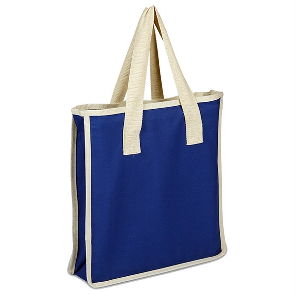 Heavy Canvas Shopping Bag with Natural Colored Handles... from ASI 36558 Aprons, Etc.