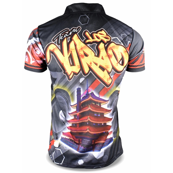 Multisport Athletic Polo shirt with full color imprint all over... from ASI 72657 Active Life Promo / Active Life Promo