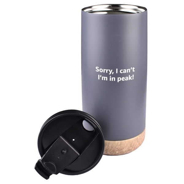 Double wall vacuum stainless bottle with screw on flip top lid... from ASI 72657 Active Life Promo / Apres Ski Active Life