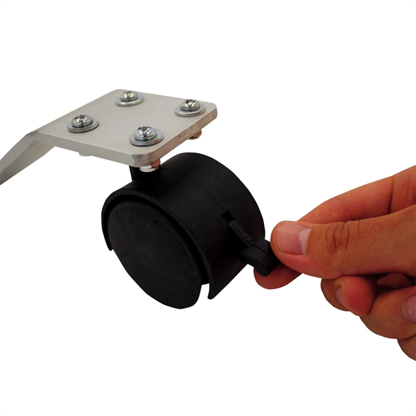 Pair of wheeled feet for a EuroFit Wall.... from ASI 87188 Showdown Displays