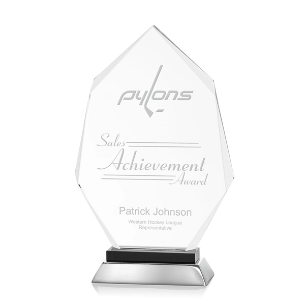 Unique optical award with black optical and aluminum base.... from ASI 84592 St Regis Group / St Regis