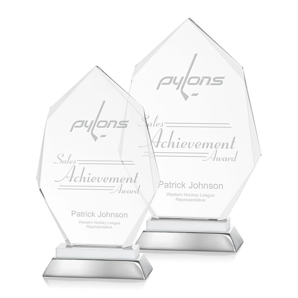 Unique optical award with white optical and aluminum base.... from ASI 84592 St Regis Group / St Regis