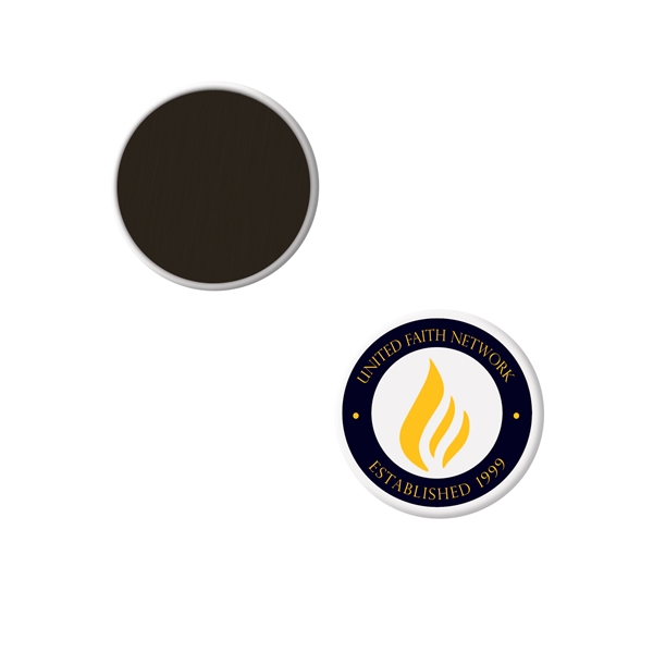 Round metal shell button magnet with a full magnet back.... from ASI 93520 Ventura Inc