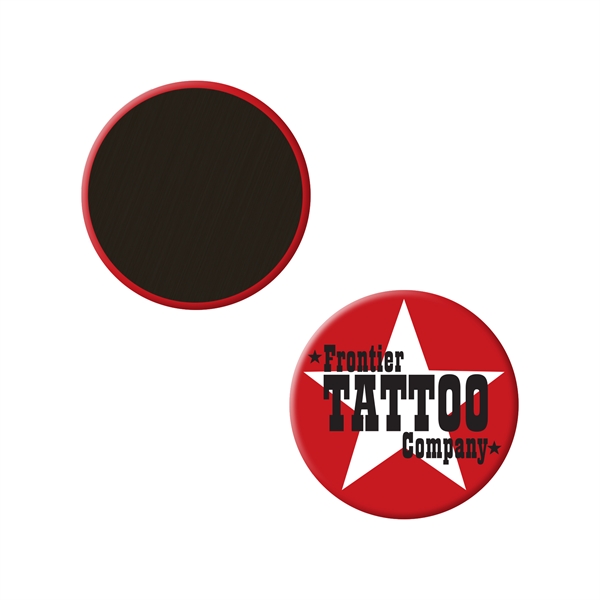 Round metal shell button magnet with a full magnet back.... from ASI 93520 Ventura Inc