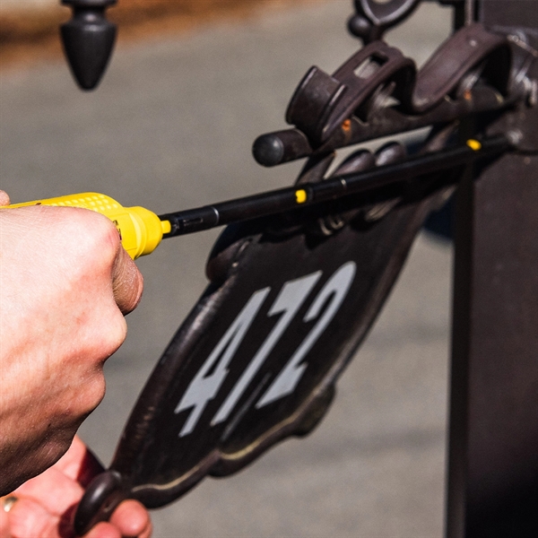 Multi-bit, 15-in-1 screwdriver  measuring 8.5" long with customizable colors and... from ASI 46170 Compass Industries Inc