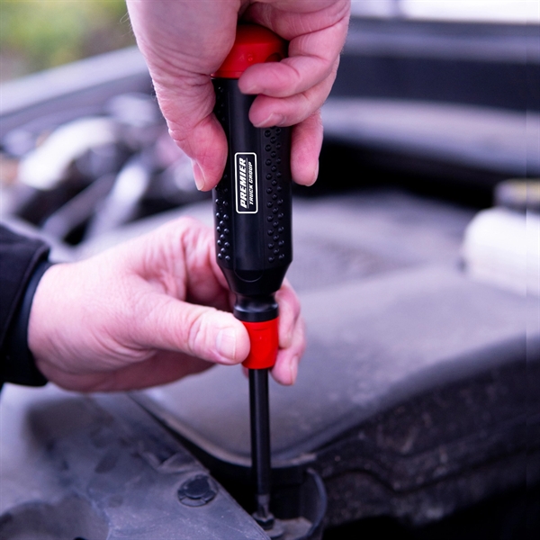 Multi-bit, 15-in-1 screwdriver  measuring 8.5" long with customizable colors and... from ASI 46170 Compass Industries Inc