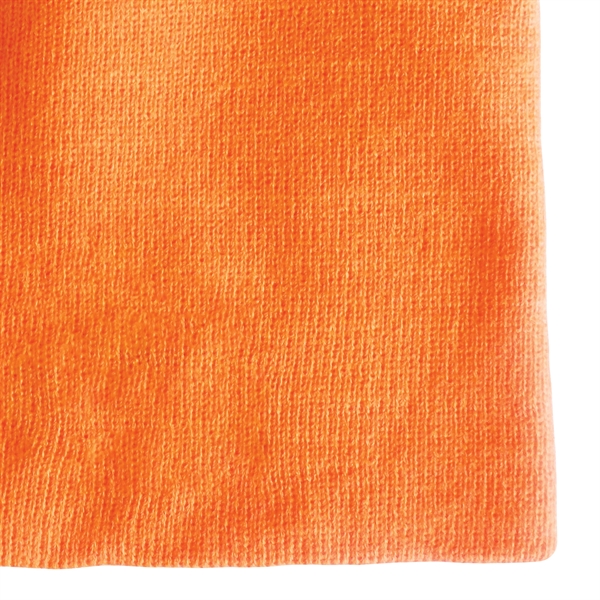 High quality, soft, and warm custom jacquard knit beanie with pom... from ASI 80228 Quinn