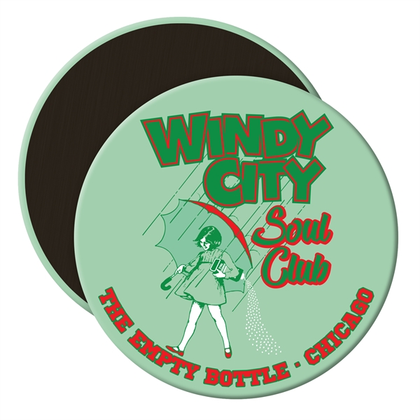 Round metal shell button magnet with a full magnet back.... from ASI 93520 Ventura Inc