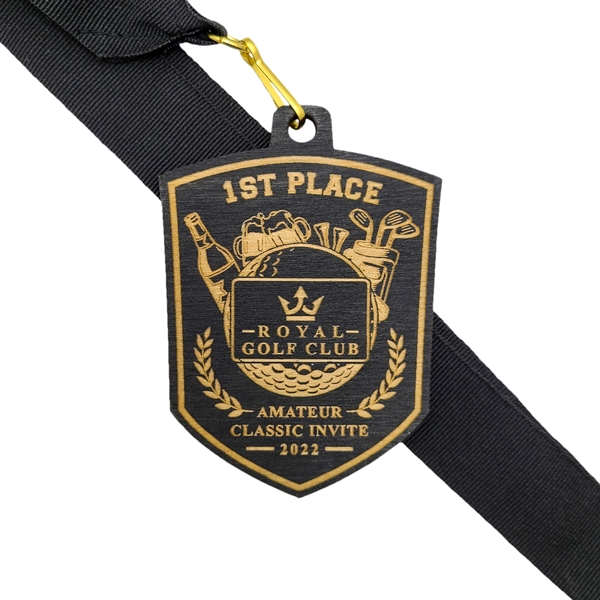 Ecofriendly, affordable, and original, our new Wood Medals are perfect for... from ASI 61966 HPG / BCG Creations HPG Gold