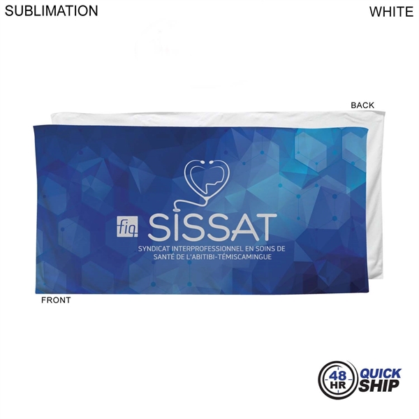 Heavier Weight, Plush Velour Terry Cotton Blend Beach Towel, 30x60, Sublimated... from ASI 53509 FIEL-Fairdeal Import & Export / FIEL
