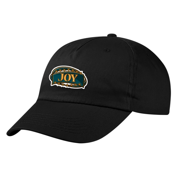 100% Cotton Twill Cap, 5 Panel, Medium Profile, Unstructured Crown &... from ASI 61125 Hit Promotional Products / Hit®