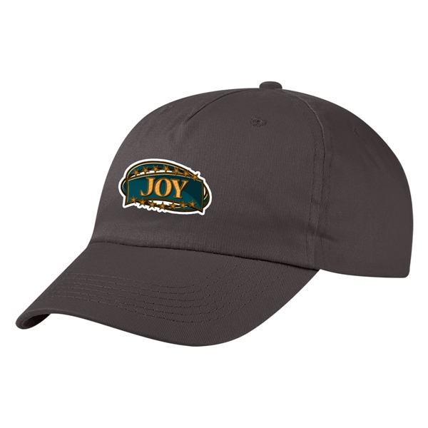 100% Cotton Twill Cap, 5 Panel, Medium Profile, Unstructured Crown &... from ASI 61125 Hit Promotional Products / Hit®