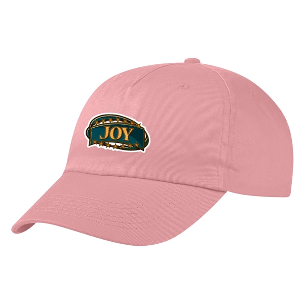 100% Cotton Twill Cap, 5 Panel, Medium Profile, Unstructured Crown &... from ASI 61125 Hit Promotional Products / Hit®