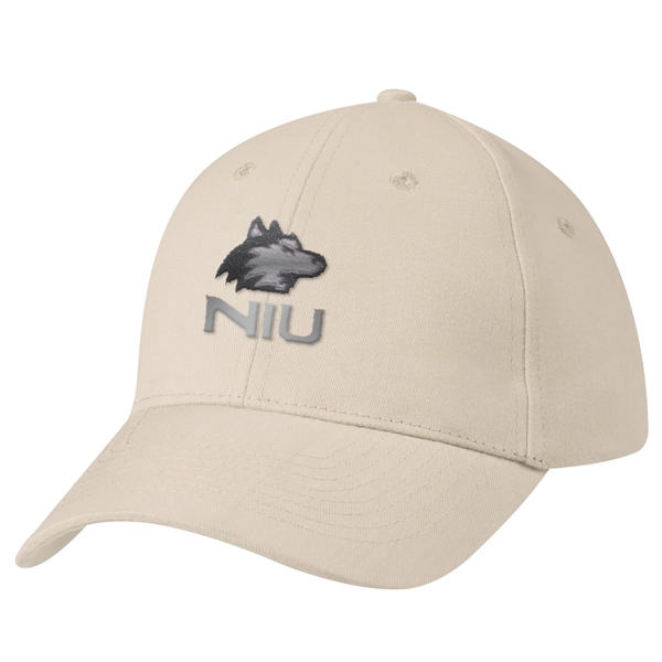 100% Brushed Cotton Twill, 6 Panel, Medium Profile Cap, Structured Crown... from ASI 61125 Hit Promotional Products / Hit®