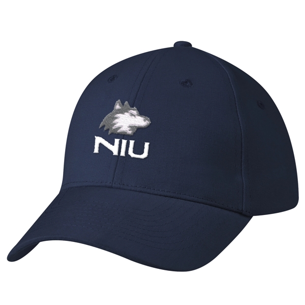 100% Brushed Cotton Twill, 6 Panel, Medium Profile Cap, Structured Crown... from ASI 61125 Hit Promotional Products / Hit®