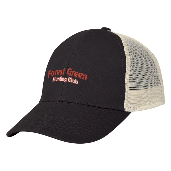 Mesh Back Price Buster Cap with 100% Brushed Cotton Twill Crown,... from ASI 61125 Hit Promotional Products / Hit®